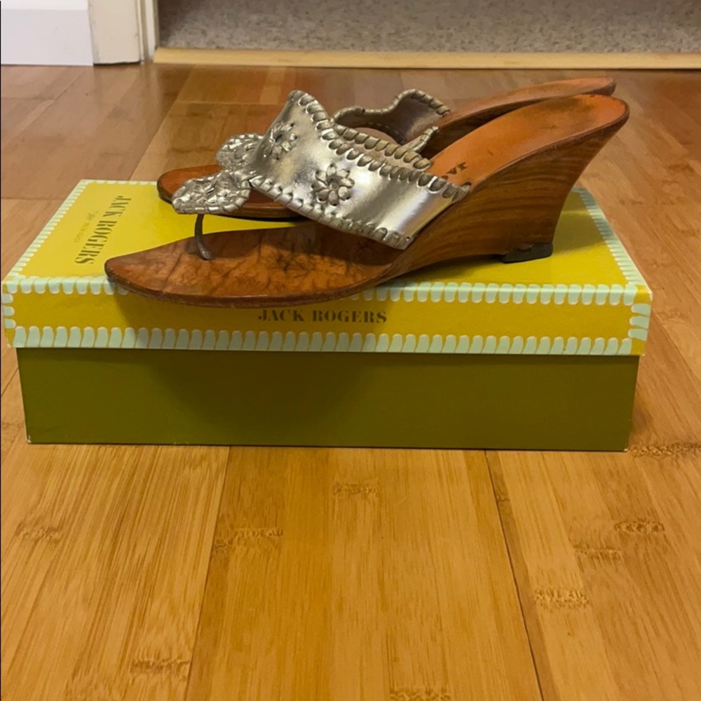 Jack Rogers Navajo Wedge Sz 9